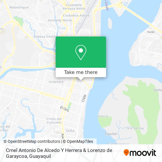 Crnel Antonio De Alcedo Y Herrera & Lorenzo de Garaycoa map