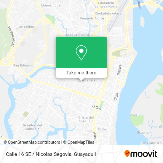 Calle 16 SE / Nicolas Segovia map
