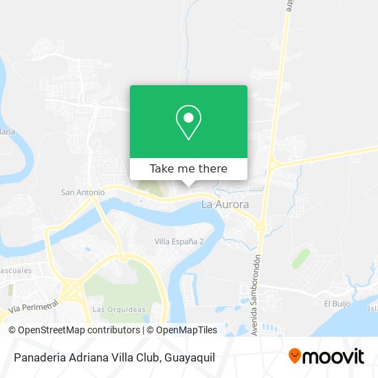 Panaderia Adriana Villa Club map