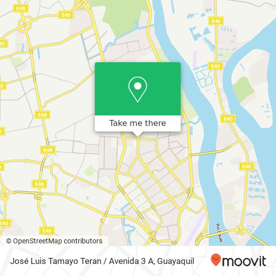 José Luis Tamayo Teran / Avenida 3 A map