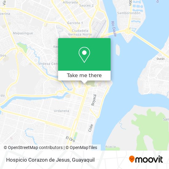 Hospicio Corazon de Jesus map