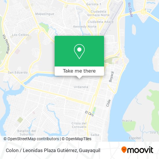 Mapa de Colon / Leonidas Plaza Gutiérrez