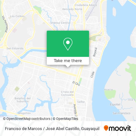 Franciso de Marcos / José Abel Castillo map