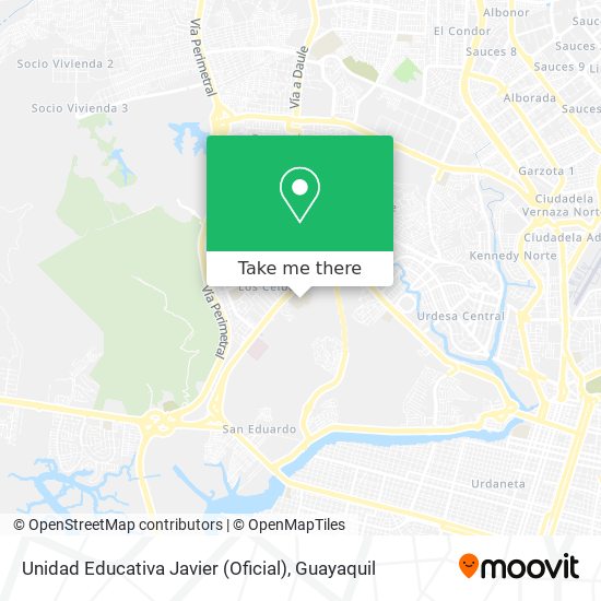 Mapa de Unidad Educativa Javier (Oficial)