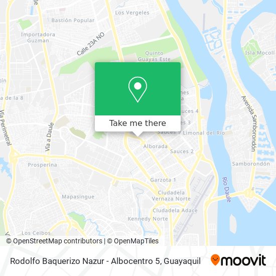 Rodolfo Baquerizo Nazur - Albocentro 5 map