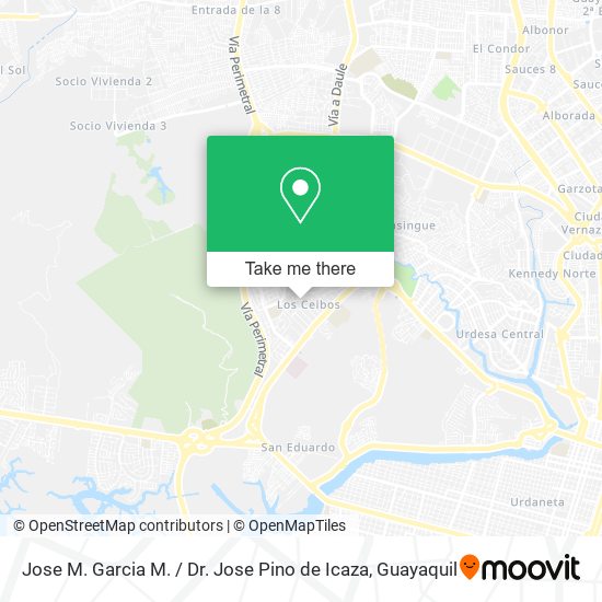 Jose M. Garcia M. / Dr. Jose Pino de Icaza map