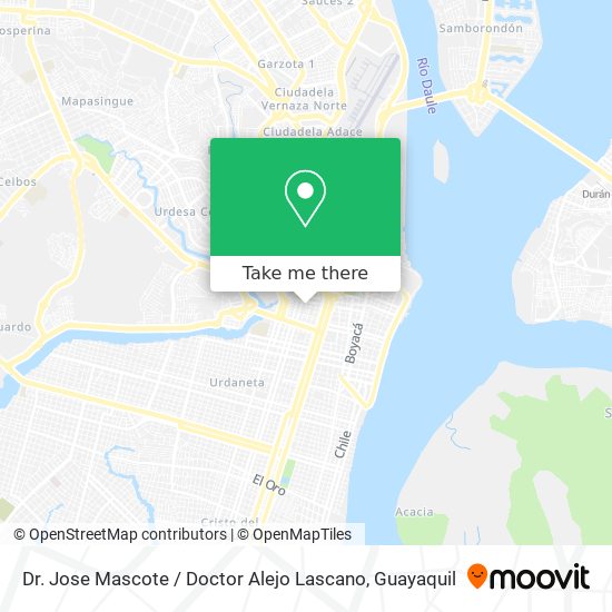 Dr. Jose Mascote / Doctor Alejo Lascano map