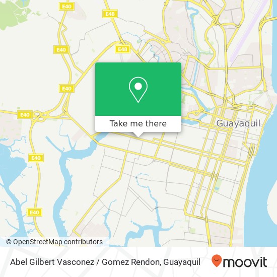 Abel Gilbert Vasconez / Gomez Rendon map