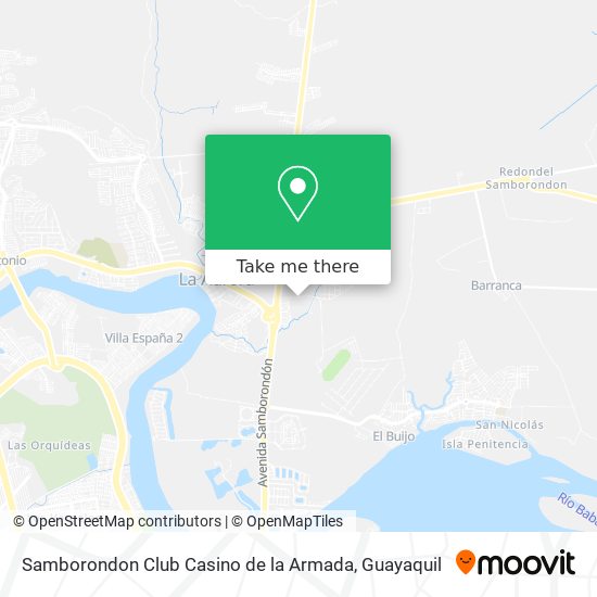 How to get to Samborondon Club Casino de la Armada in Guayaquil by