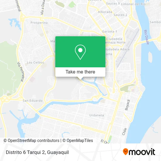 Distrito 6 Tarqui 2 map