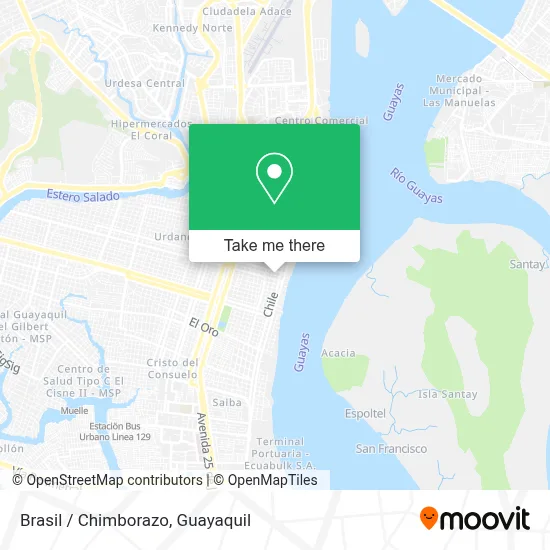 Brasil / Chimborazo map