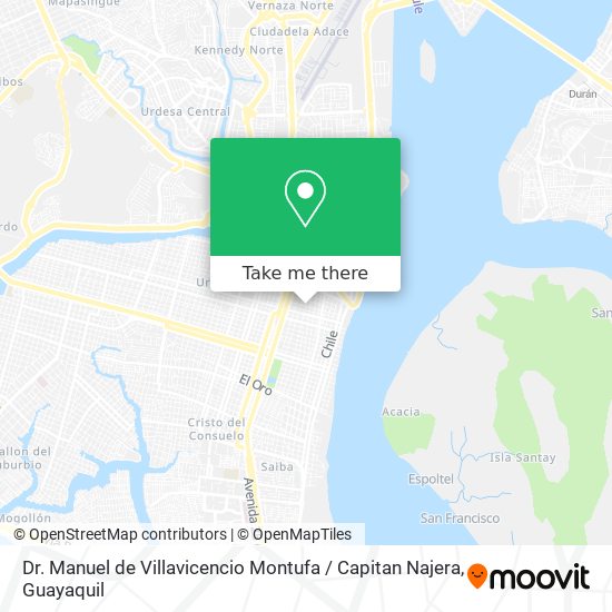 Dr. Manuel de Villavicencio Montufa / Capitan Najera map