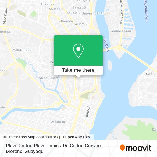 Plaza Carlos Plaza Danin / Dr. Carlos Guevara Moreno map