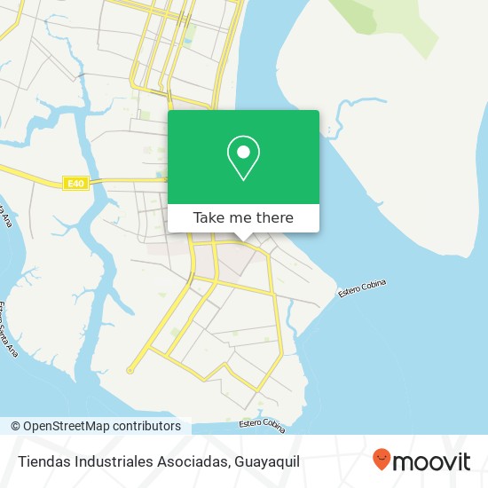 Tiendas Industriales Asociadas map