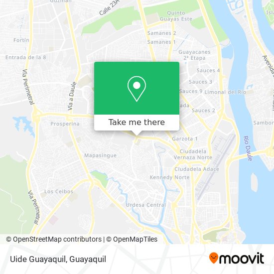 Uide Guayaquil map