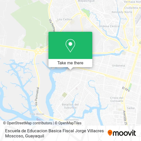 Escuela de Educacion Basica Fiscal Jorge Villacres Moscoso map