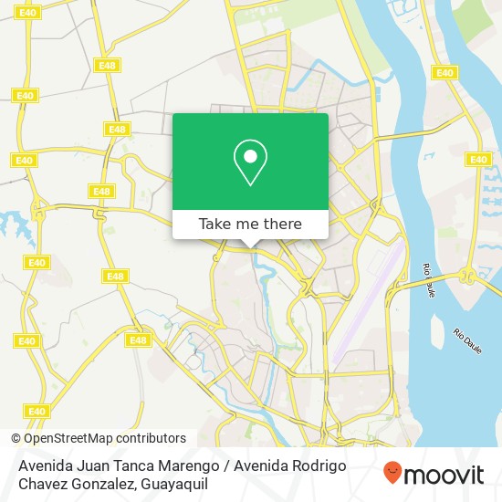 Avenida Juan Tanca Marengo / Avenida Rodrigo Chavez Gonzalez map