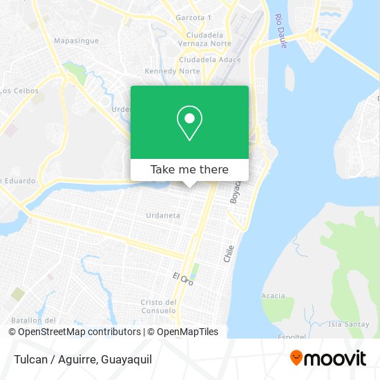 Tulcan / Aguirre map