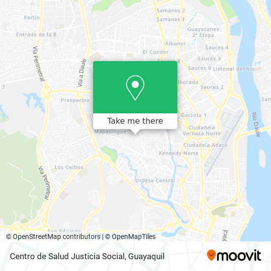 Centro de Salud Justicia Social map