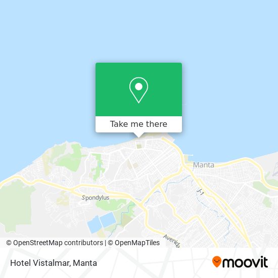 Hotel Vistalmar map