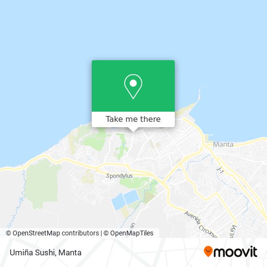 Umiña Sushi map