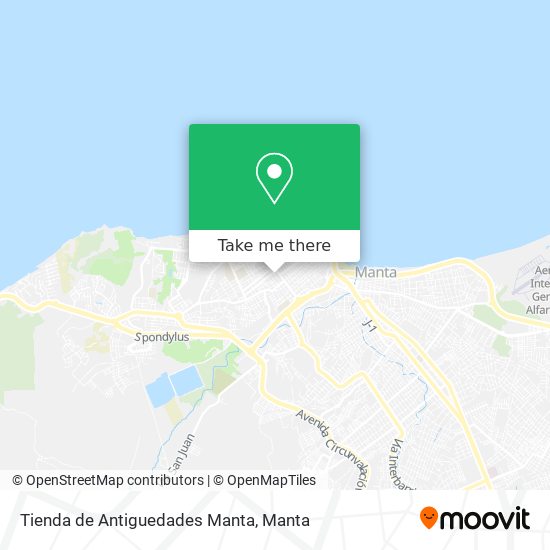 Tienda de Antiguedades Manta map