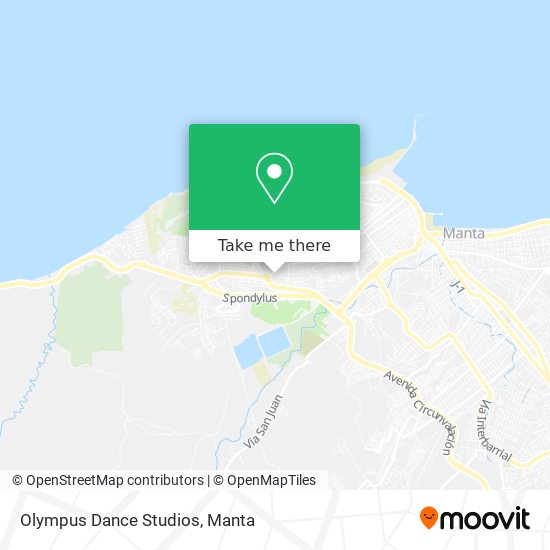 Mapa de Olympus Dance Studios