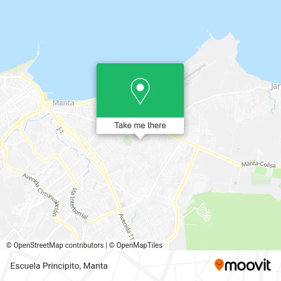 Escuela Principito map