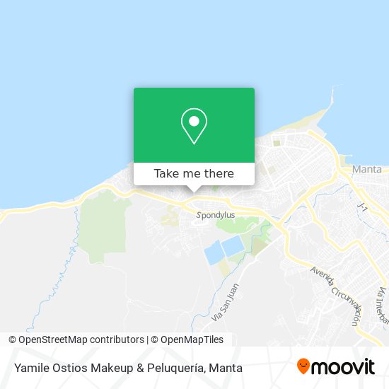 Mapa de Yamile Ostios Makeup & Peluquería