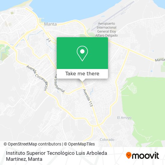 Instituto Superior Tecnológico Luis Arboleda Martínez map