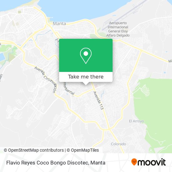 Mapa de Flavio Reyes Coco Bongo Discotec