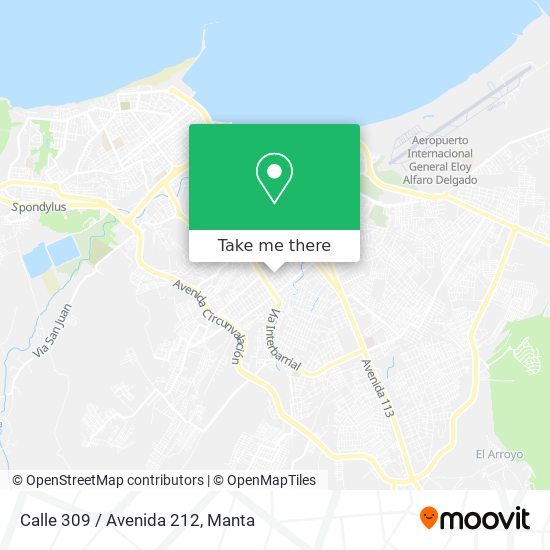 Mapa de Calle 309 / Avenida 212