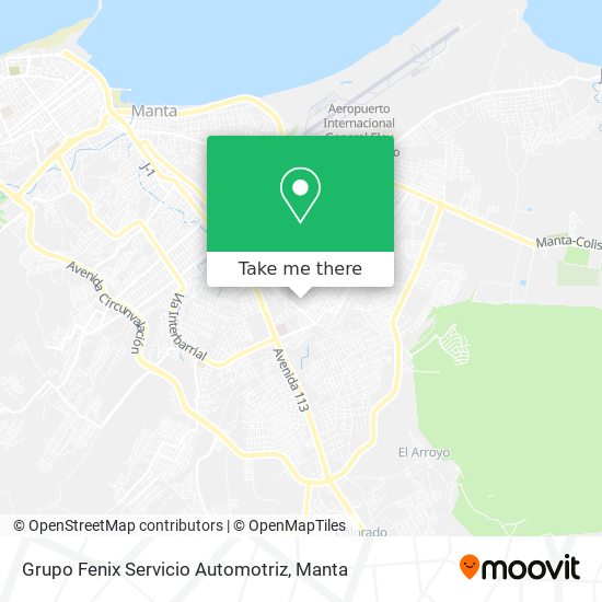 Mapa de Grupo Fenix Servicio Automotriz