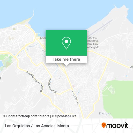 Las Orquidias / Las Acacias map