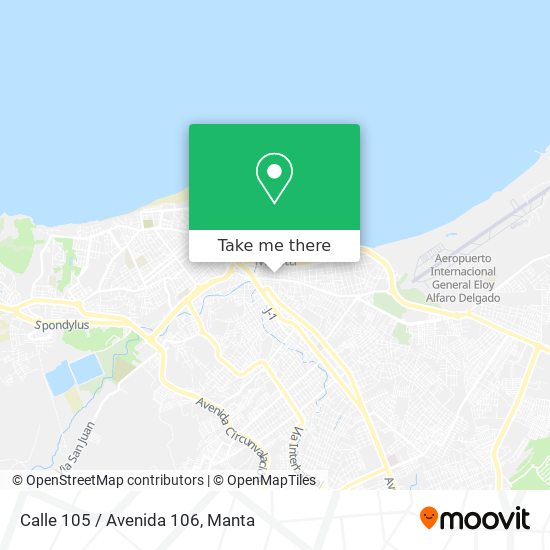 Mapa de Calle 105 / Avenida 106