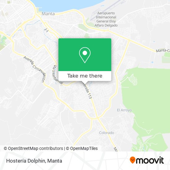 Mapa de Hostería Dolphin
