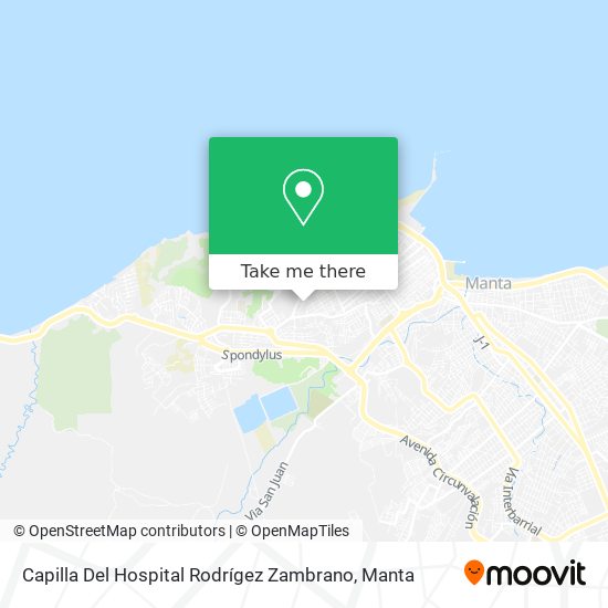 Mapa de Capilla Del Hospital Rodrígez Zambrano