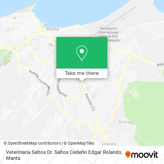 Veterinaria Saltos Dr. Saltos Cedeño Edgar Rolando map