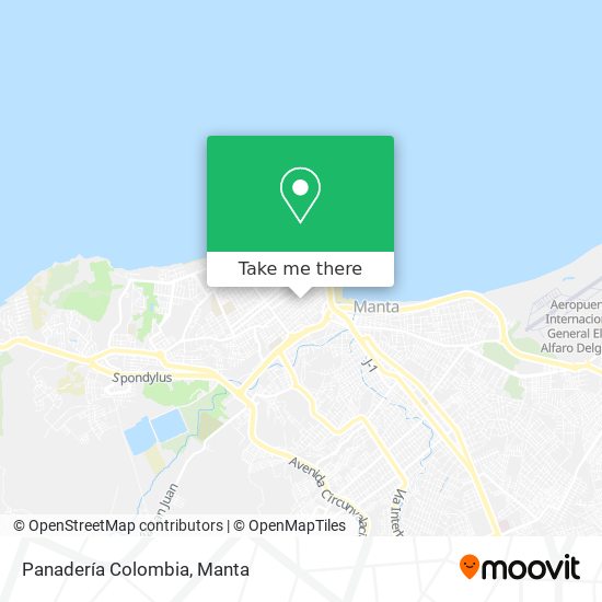 Panadería Colombia map