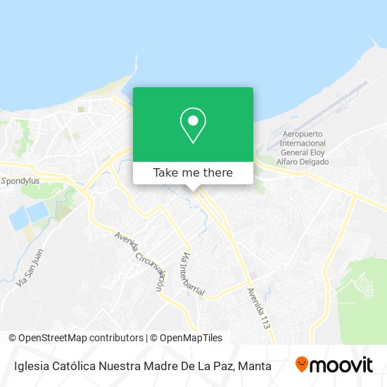 Iglesia Católica Nuestra Madre De La Paz map