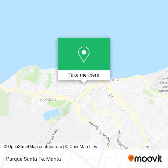 Parque Santa Fe map