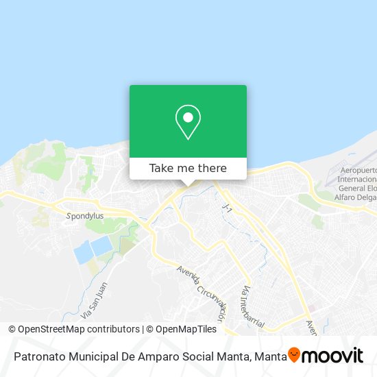 Patronato Municipal De Amparo Social Manta map