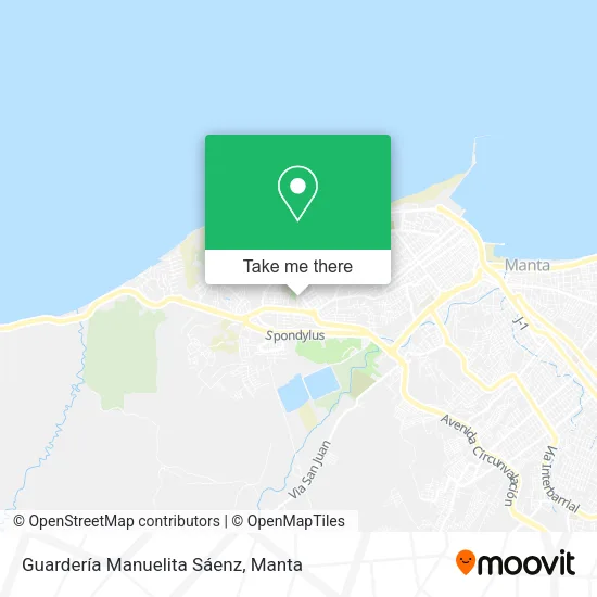 Guardería Manuelita Sáenz map