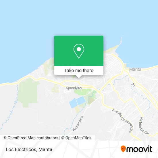 Los Eléctricos map