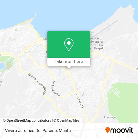 Vivero Jardines Del Paraiso map