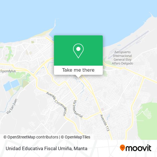Mapa de Unidad Educativa Fiscal Umiña