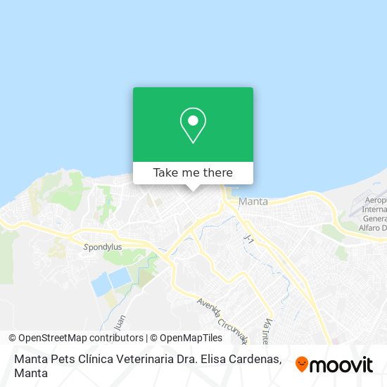 Manta Pets Clínica Veterinaria Dra. Elisa Cardenas map