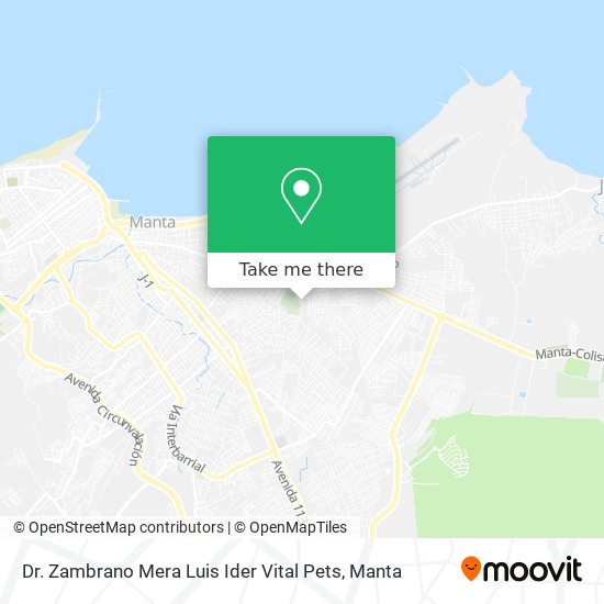 Dr. Zambrano Mera Luis Ider Vital Pets map