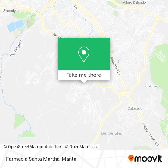 Farmacia Santa Martha map