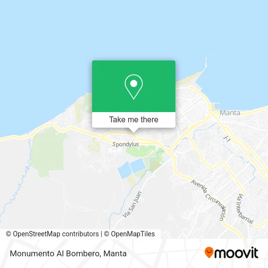 Monumento Al Bombero map